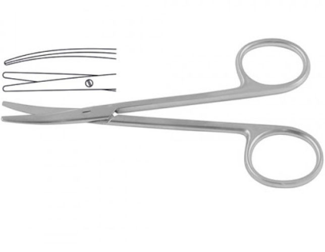 Mayo-Harrington Dissecting Scissors, Slender Pattern, Curved, 11" (27.9 Cm)